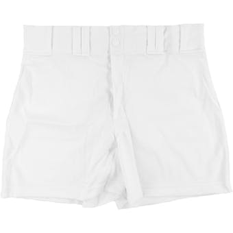 Rawlings Baseball Shorts - White (Adult XS)