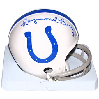 Raymond Berry Autographed Baltimore Colts Mini Helmet (Tristar COA)