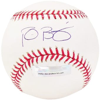 Reid Brignac Autographed Baseball (Mint) (DACW COA)