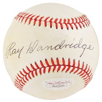 Ray Dandridge Autographed Official National League Baseball (PSA COA)
