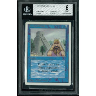 Magic the Gathering Unlimited Ancestral Recall BGS 6 (9, 8.5, 8.5, 5)