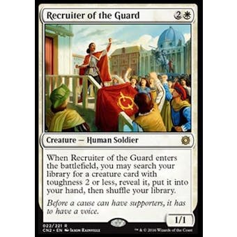 Magic the Gathering Conspiracy Take the Crown Single Recruiter of the Guard FOIL - NEAR MINT (NM)