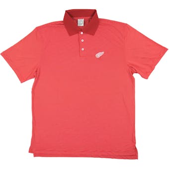 Detroit Red Wings Level Wear Dunhill Red Performance Polo (Adult X-Large)
