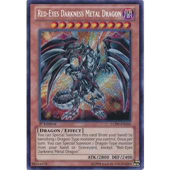 Yu-Gi-Oh Legendary Collection 4 1st Edition Single Red-Eyes Darkness Metal Dragon (NM)