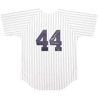 Reggie Jackson Autographed New York Yankees Jersey w/ Mr. October (Tristar)