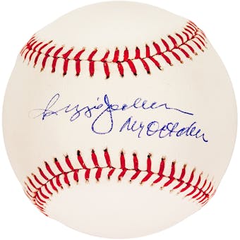 Reggie Jackson Autographed New York Yankees MLB Baseball w/ Mr. October (Steiner)