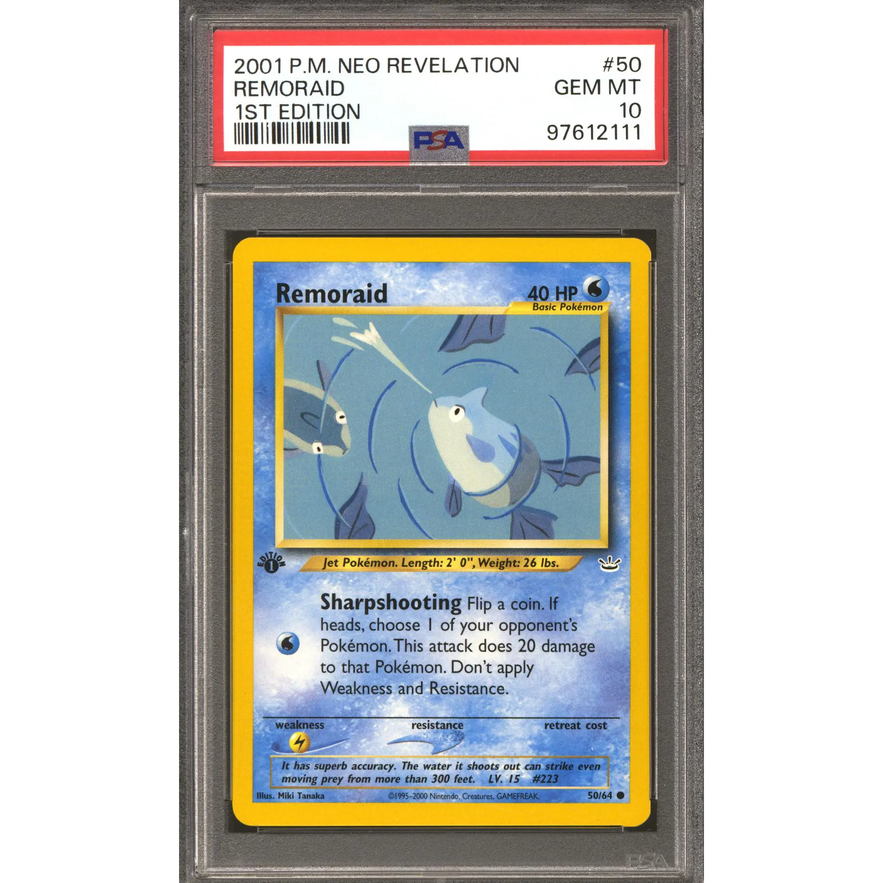 remoraid pokemon card - 32/162 Card Number / Rarity Remoraid (Wisdom of Sea and