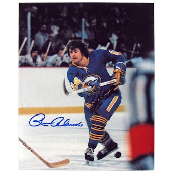 Rene Robert Autographed Buffalo Sabres 8x10 Shooting Hockey Photo