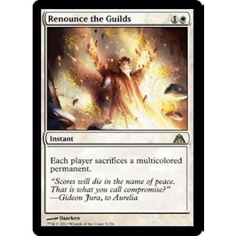 Magic the Gathering Dragon's Maze Single Renounce the Guilds - 4x Playset - NEAR MINT (NM)