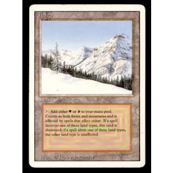 Magic the Gathering 3rd Ed (Revised) Taiga HEAVILY PLAYED (HP) *263