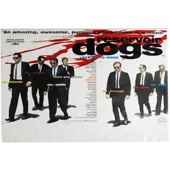 Reservoir Dogs British Quad Rare Double Sided Vintage Movie Poster 1992