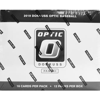 2019 Panini Donruss Optic Baseball Jumbo Value 12-Pack Box