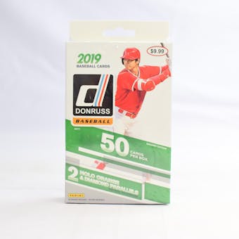 2019 Panini Donruss Baseball 50ct Hanger Box