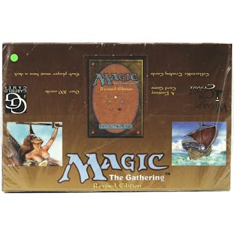 Magic the Gathering 3rd Ed Revised Booster Box (EX-MT) Some packs sideways