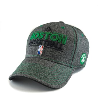Boston Celtics Adidas NBA Grey Pro Shape Flex Fit Hat (Adult S/M)