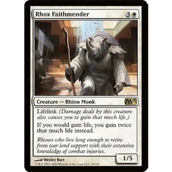 Magic the Gathering 2013 Single Rhox Faithmender - NEAR MINT (NM)