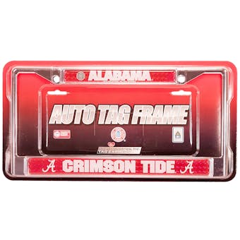 Rico Tag Alabama Crimson Tide Domed Chrome License Plate Frame