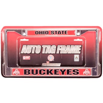 Rico Tag Ohio State Buckeyes Domed Chrome License Plate Frame