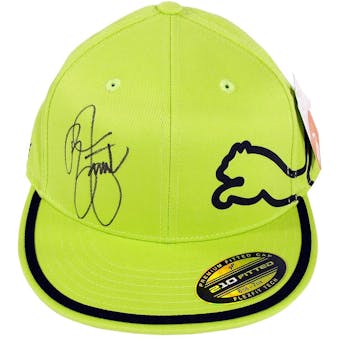 Ricky Fowler Autographed Brand New Green Puma Golf Hat (JSA)