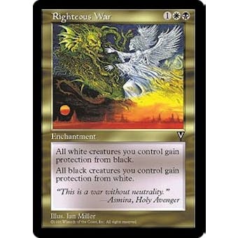 Magic the Gathering Visions Single Righteous War - NEAR MINT (NM)