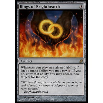 Magic the Gathering Lorwyn Single Rings of Brighthearth FOIL - SLIGHT PLAY (SP)