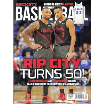 2019 Beckett Basketball Monthly Price Guide (#324 September) (Rip City)