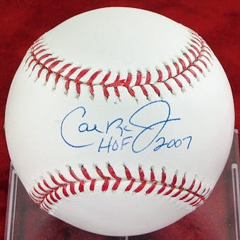 Cal Ripken Jr. Autographed Official MLB Baseball w/ HOF 2007