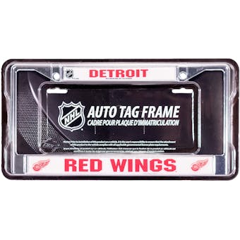 Rico Tag Detroit Red Wings Domed Chrome License Plate Frame