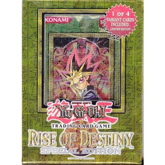 Yu-Gi-Oh Rise of Destiny 1st Special Edition Deck 3 Packs + 1 variant