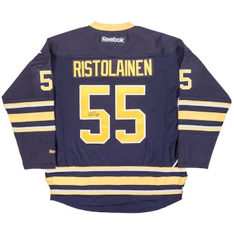 Rasmus Ristolainen Autographed Buffalo Sabres Large Blue Hockey Jersey