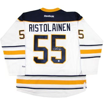 Rasmus Ristolainen Autographed Buffalo Sabres XXL White Hockey Jersey