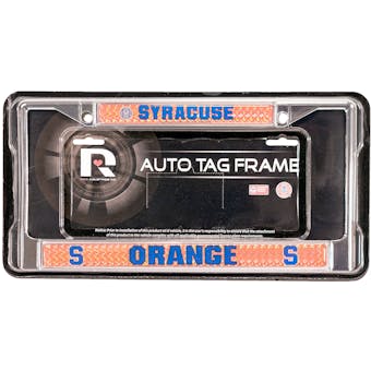 CLEARANCE - Rico Tag Syracuse Orange Chrome License Plate Frame