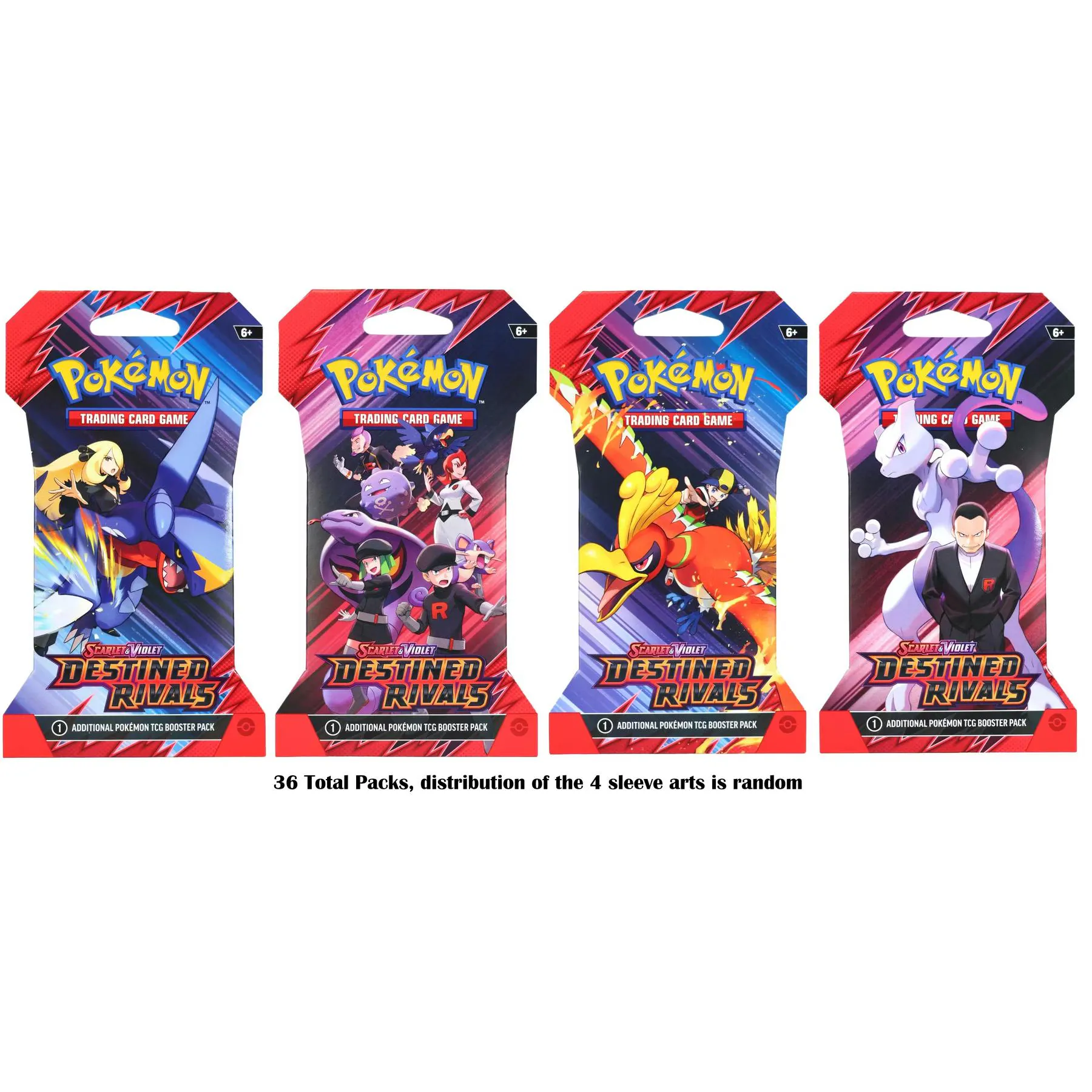 Pokemon Scarlet & Violet: Destined Rivals Sleeved Booster 36 Packs = 1 Booster Box | DA Card World Pokemon Scarlet & Violet: Destined Rivals Sleeved Booster 36 Packs = 1 Booster Box | DA Card World