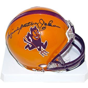 Reggie Jackson Autographed Arizona State Football Mini Helmet (PSA COA)
