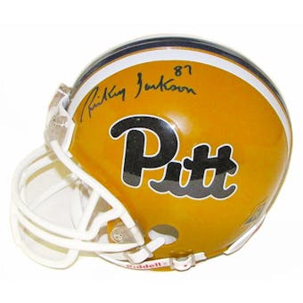 Rickey Jackson Autographed University of Pittsburgh Mini Helmet