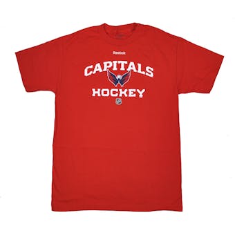 Washington Capitals Reebok Red Tee Shirt (Adult XXL)