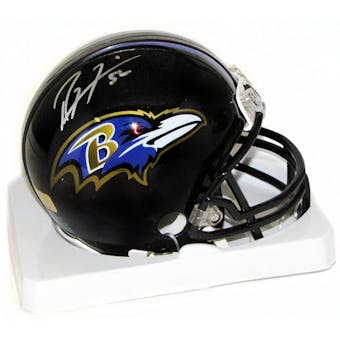 Ray Lewis Autographed Baltimore Ravens Mini Football Helmet