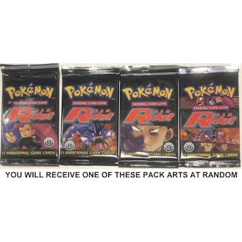 Pokemon Team Rocket 1st Edition Booster Pack UNWEIGHED UNSEARCHED RANDOM ART