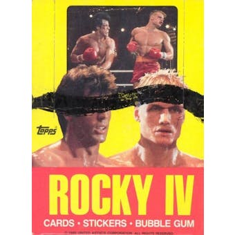 Rocky IV Wax Box (1985 Topps)