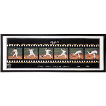 Roger Clemens Autographed NY Yankees Framed Film Strip #152/220 (Upper Deck)