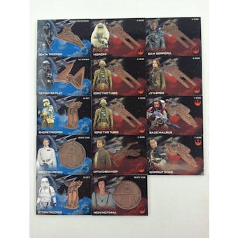 Star Wars Rogue One Medallion Insert Card Lot of 14