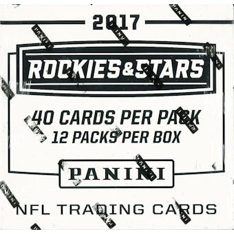 2017 Panini Rookies & Stars Football Jumbo Value 12-Pack Box