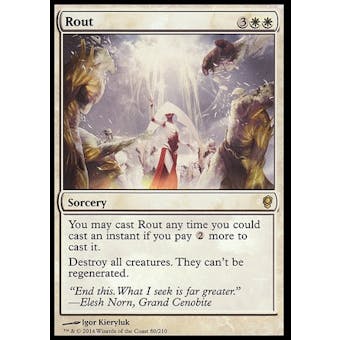 Magic the Gathering Conspiracy Single Rout FOIL - SLIGHT PLAY (SP)