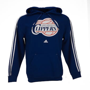 Los Angeles Clippers Adidas Blue Fleece Hoodie (Adult L)