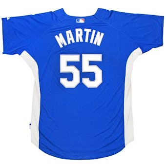Russell Martin Los Angeles Dodgers Game Used Pactice Jersey