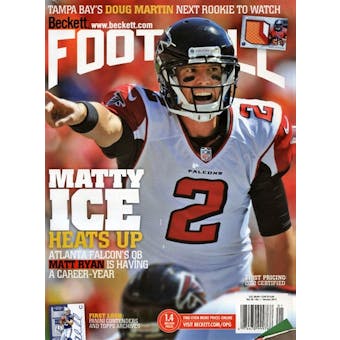 2013 Beckett Football Monthly Price Guide (#264 January) (Matt Ryan)
