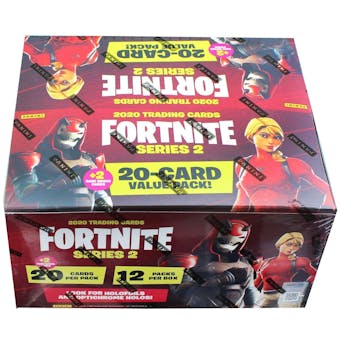 Fortnite Series 2 Trading Cards Jumbo Value 12-Pack Box (2020 Panini)
