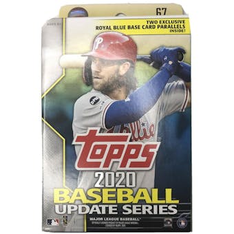 2020 Topps Update Series Baseball Hanger Box (Royal Blue Parallels!)