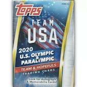 2021 Topps U.S. Olympic & Paralympic Team Hopefuls 5-Pack Blaster Box