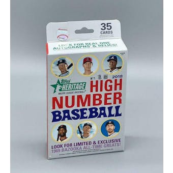 2018 Topps Heritage High Number Baseball Hanger Box